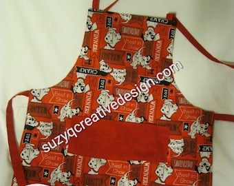 Disney 101 Dalmations Apron 4-6 yr old