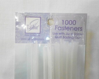SALE/DISCOUNT - Quilt Basting Tags - June Tailor, Inc. 1,000 Fasteners - Made in the USA- used to hold your fabrics together while quilting