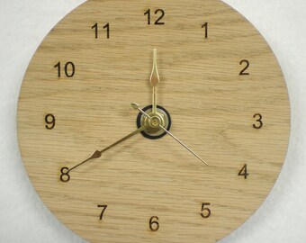 Basic Wall Hanging Clock - laser cut