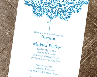 baby baptism invitation simple baby christening invitation
