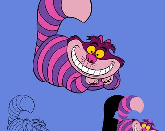 Download Cheshire cat svg | Etsy