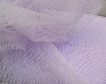 Tulle Netting Dress Fabric 140cm Wide 30 Colour Range - Iris