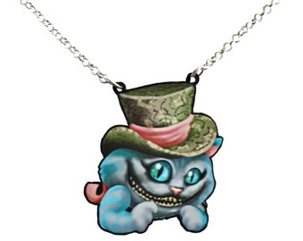 Alice in Wonderland Cheshire Cat Necklace
