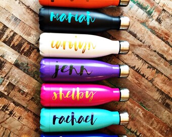 Like a Yeti Water Bottle|Like A Swell Water Bottle|Monogrammed Water Bottle|Bridal Party Water Bottle|Personalized Birthday Gift