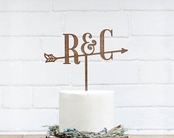 Customized Wedding Cake Topper, Personalized Cake Topper for Wedding, Custom Personalized Wedding Cake Topper, Initial Cake Topper-19