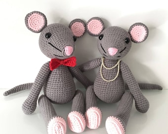 Mouse crochet pattern / PDF EN