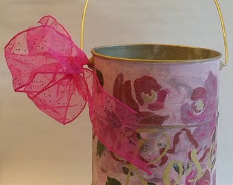 Tall Vase "LES ROSES" from Springtime in Paris collection