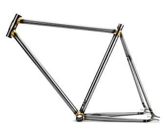 fixed gear Bike frame Columbus 4130 Chrome molybdenum steel Copper plated frame DIY size 46cm 48cm 50 cm 52 cm 56cm 58cm 60cm 62cm