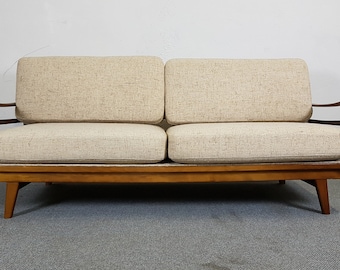 Sofa DAYBED Couch Knoll Antimott sofa bed teak mid century modern design Danish Scandinavian vintage retro 50s 60s 50s 60s Scandinavian