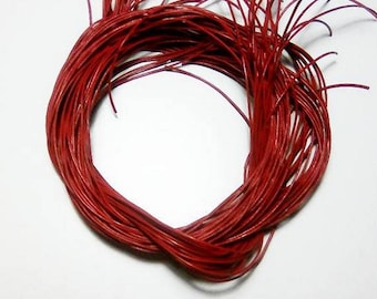Red leather lace (5x1m)