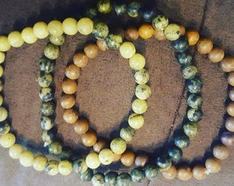 Stackable stretch bracelets