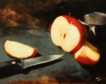 better half - original oil painting