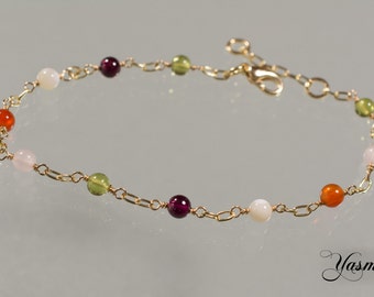 Potpourri goldfilled bracelet