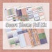 Desert Blooms - No White Space Weekly Decorative Kit - Summer, May, June, Florals, Succulents, Glitter - 6 sticker sheets, Perfect for ECLP