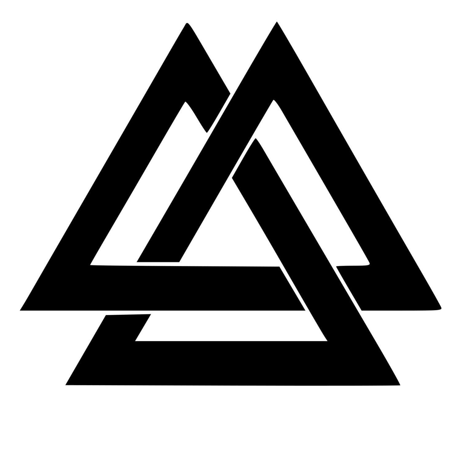 valknut die cut decal car window wall bumper phone laptop valknut die cut decal car window wall bumper phone laptop
