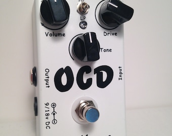 OCD Obsessive Compulsive Drive Overdrive/Distortion Guitar Effect Pedal Two mode selection (HI/LOW) And True Bypass