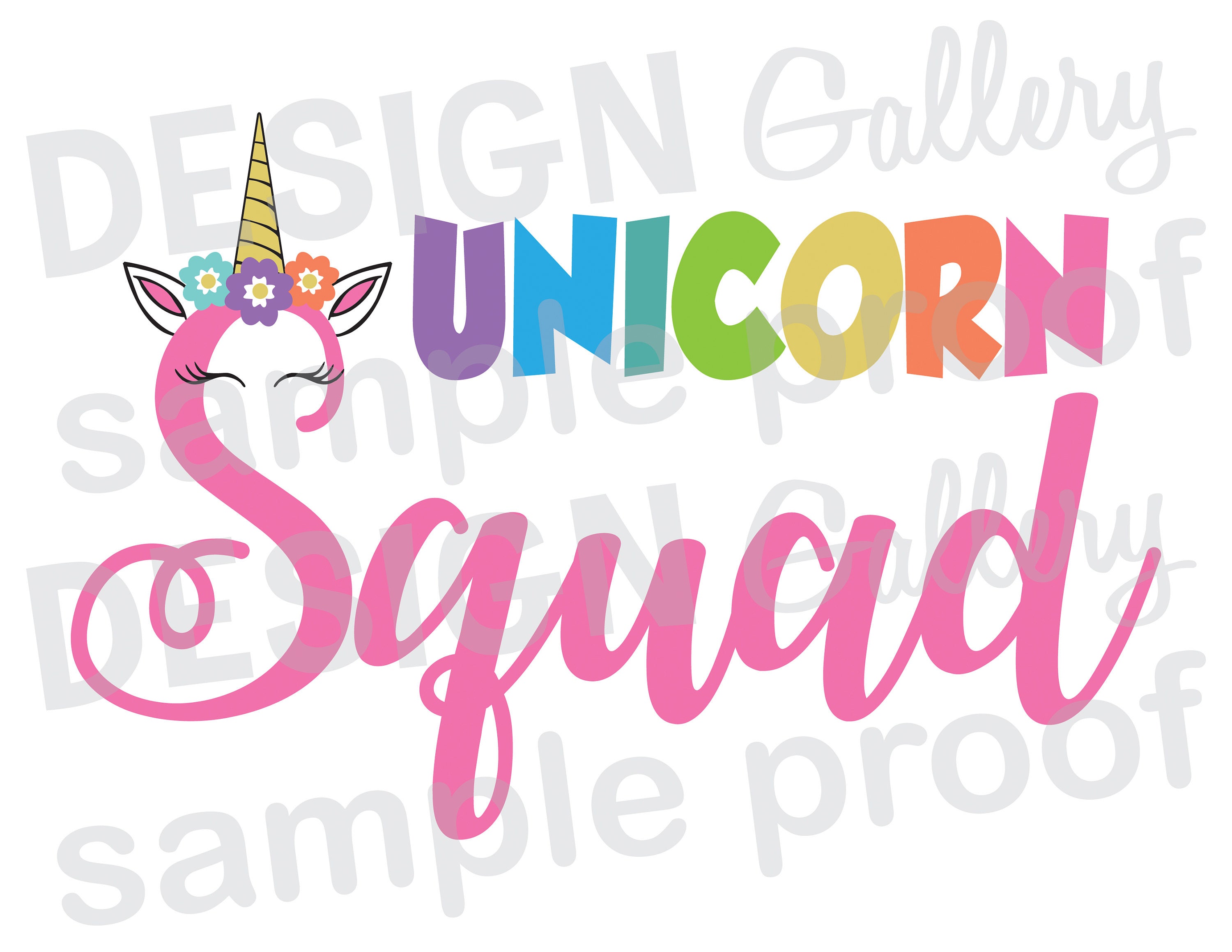 Download Unicorn Squad JPG png & SVG DXF cut file Printable