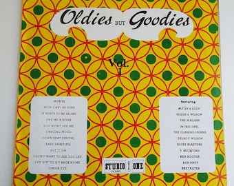 Rare Vintage Oldies But Goodies Volume 1 LP Vinyl Record SKA Reggae Studio 1