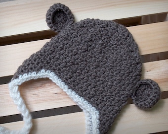 Monkey See, Monkey Do Crochet Beanie with Braids