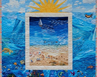 Beach Scene Quilt PATTERN