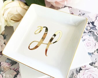 Jewelry Dish Monogram Jewelry Dish Ring Dish Monogram Dish Bridesmaid Ring Dish Bridesmaid Jewelry Dish (EB3180SM)