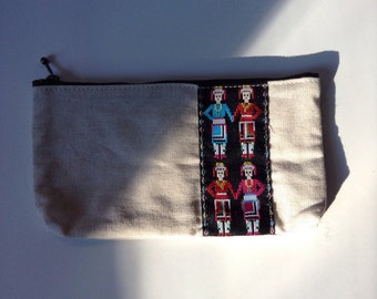 FREE Ship Canvas Cosmetic Bag