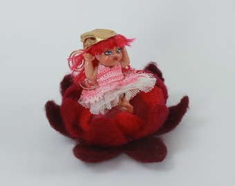 Thumbalina Fairie - Handmade from Plastic