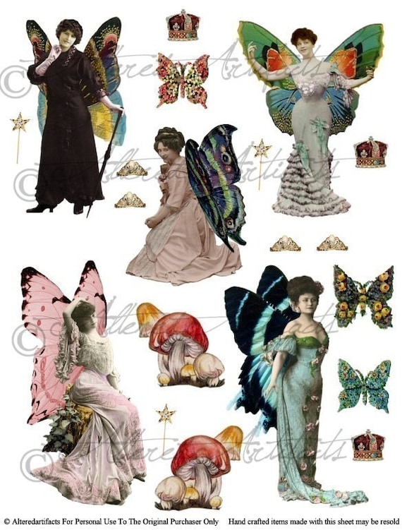 printable victorian fairy paper doll printable vintage fairy