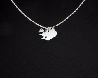 Iceland Necklace - Iceland Jewelry - Iceland Gift