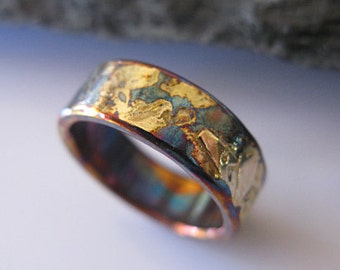 Mens Wedding Band Oxidized Silver Mens Wedding Ring Unique Mens Wedding Band Viking Wedding Ring Mens Wedding Bands Mens Wedding Rings