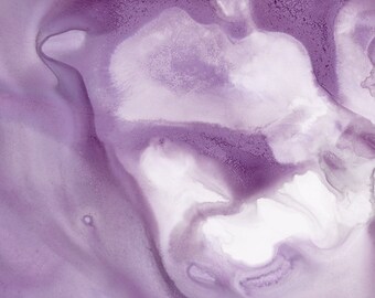 Abstract Watercolor Giclée Fine Art Print - Purple Watercolor - Original Design - Fine Art - Home Decor - Heather "A" - 8x10 - 11x14