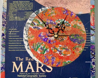 The Red Planet Mars Clock