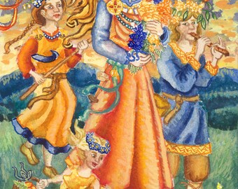 Ostara (Eostre) Prayer Card
