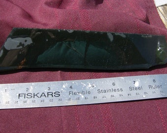 Translucent Obsidian Slab -Gorgeous Banding, Touch of Mahogany, Perfect for Knapping, Knife Blades, Spearheads, by JewelryArtistry - SL440