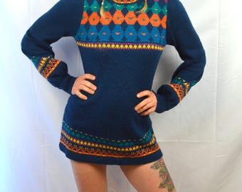 Vintage Organically Grown Cute Sweater Dress by Arpeja