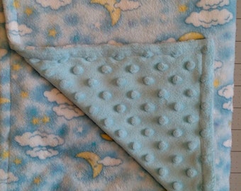 Moon and Stars Baby Blanket