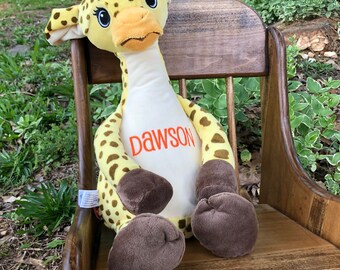 Personalized Stuffed Animal, Monogrammed Stuffed Animal, Monogrammed Cubbies,Cubbies Stuffed Animal, giraffe, monkey, lion,zebra, elephant.