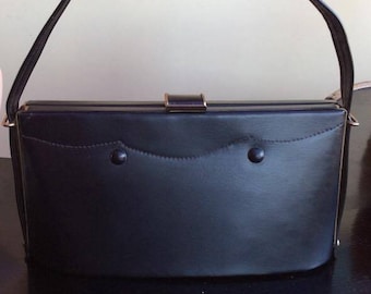 Very Cute vintage 1950s/60s Plastic Handbag Rockabilly, Vegan,