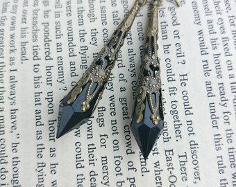 Downton Abbey Earrings. Elegant Earrings. Steampunk Earrings. Filigree Earrings. Medieval Earrings. Renaissance Earrings. Art Deco Earrings