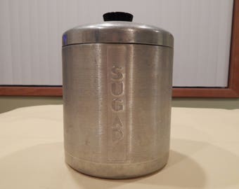 Spun Aluminum Sugar Canister