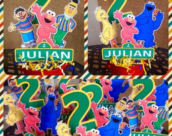 Sesame Street theme centerpiece