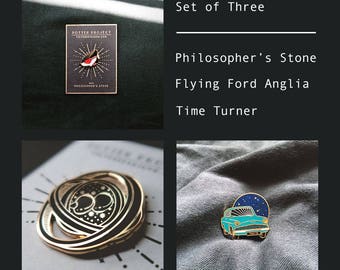 PRÉCOMMANDE : ensemble de trois : Pierre philosophale, temps Turner et volant Ford Anglia