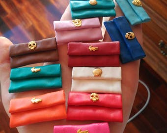 Placket Clutch scale 1:6 Barbie or similar//poppy Parker//Barbie//Blythe Miniature Accessories//Dolls Accessories