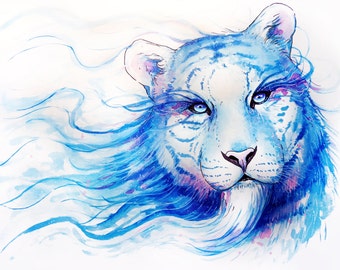 Winter - Signed Art Print - Watercolor Painting by Jonas Jödicke