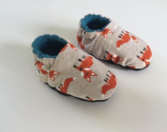 Baby/Toddler shoe, slipper, shoe, anti slip, Todler Fox Fox