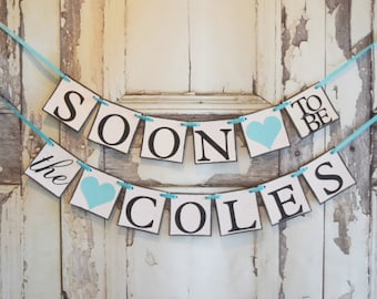 Engagement Banner, Soon to Be Banner, Engagement Party Decor, Rustic, Glitter Engagement Party, Wedding Reception, Couples Shower