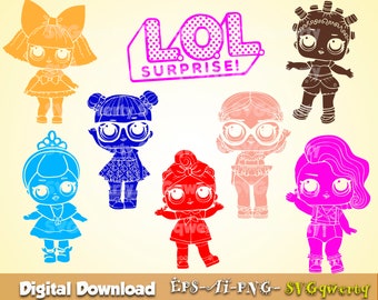 Free Free 196 Lol Doll Silhouette Svg Free SVG PNG EPS DXF File