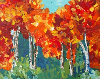 A Blaze, Landscape, small art