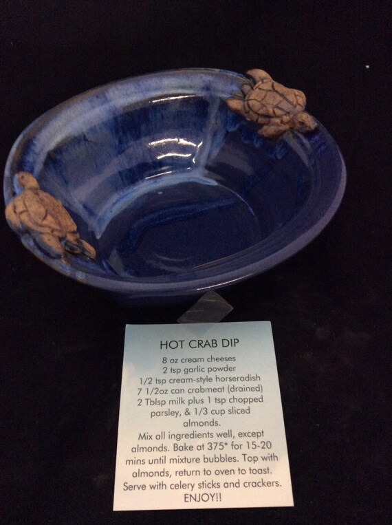 Turtle handle Baking Dish (1 quart) , Handmade
