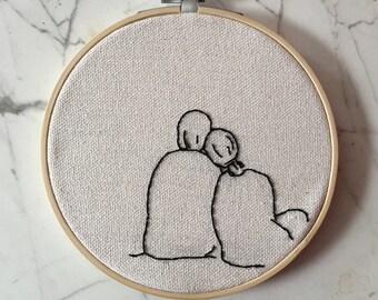 Together Embroidery | Hoop Embroidery | Hoop Art